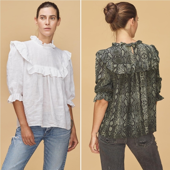 New acacia mid pacific leblon top S blouse top NWT - Picture 10 of 11